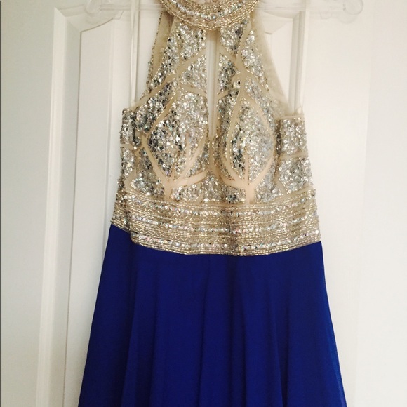 Royal Blue Prom Dress - Picture 2 of 5